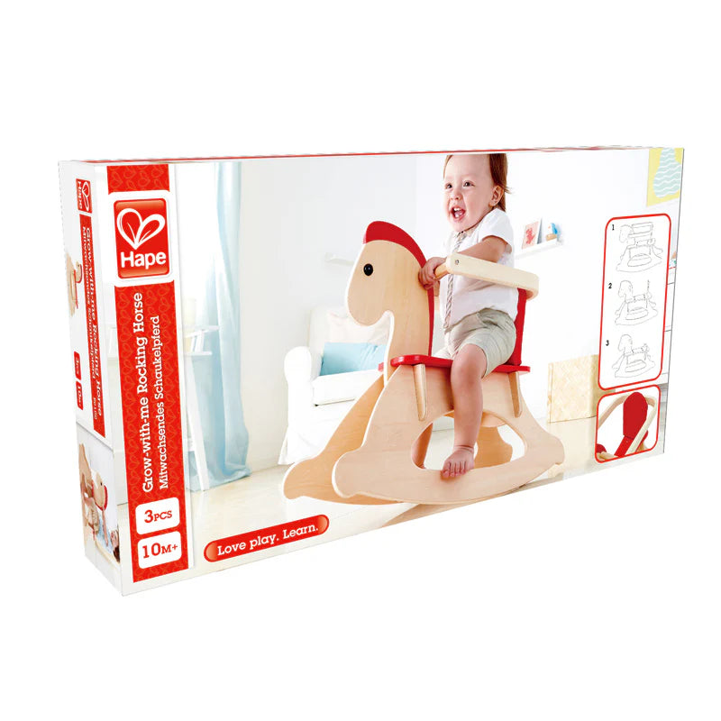 Juego Caballito Mecedora De Madera Para Niños