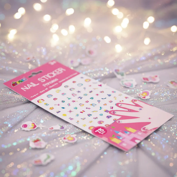 Set De Arte De Stickers Para Uñas Princesas