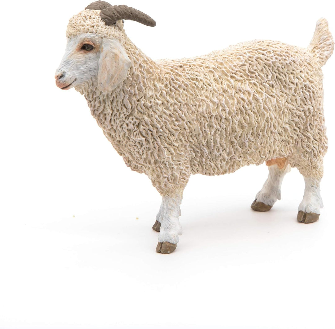 Figura Coleccionable Cabra Cangora Papo Pintado A Mano