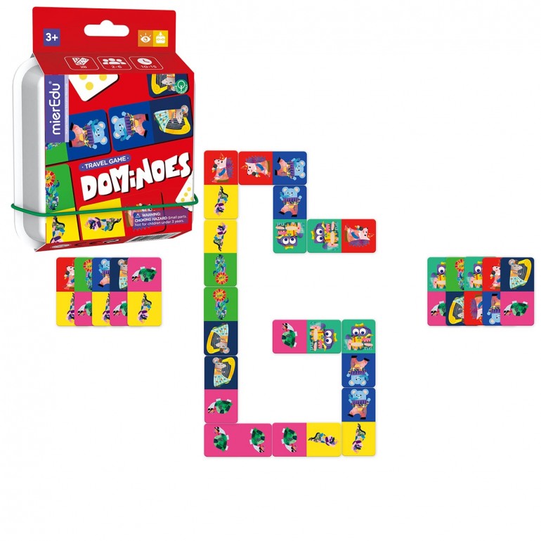 Juego De Mesa Dominó Ilustrado Para Niños