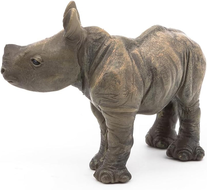 Figura  Cría De Rinoceronte Pintada A Mano papo