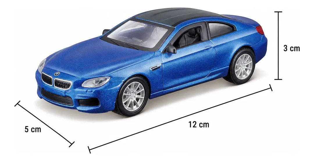 Carro Escala Coleccionable Bmw M6 Azul