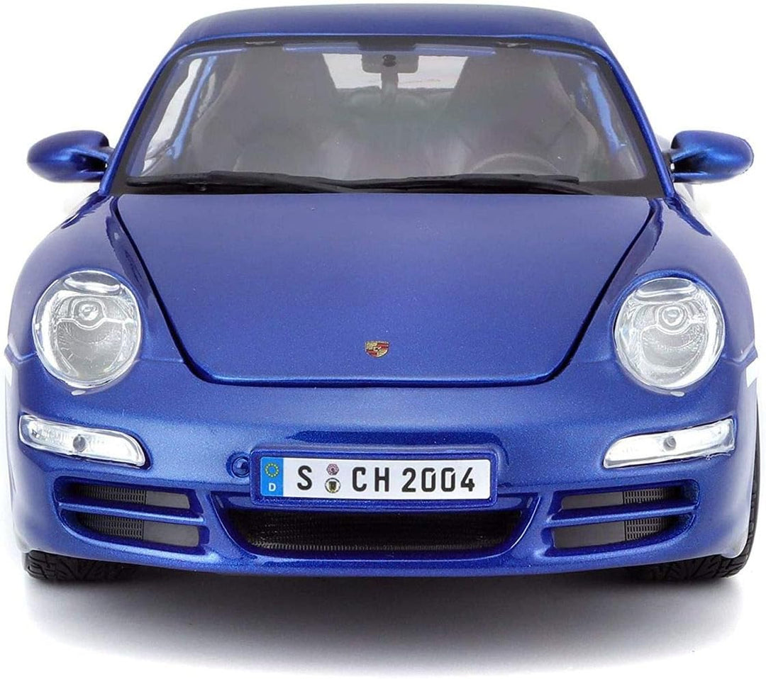 Carro Coleccionable 1/36 Porshe 911 Carrera 4s Azul