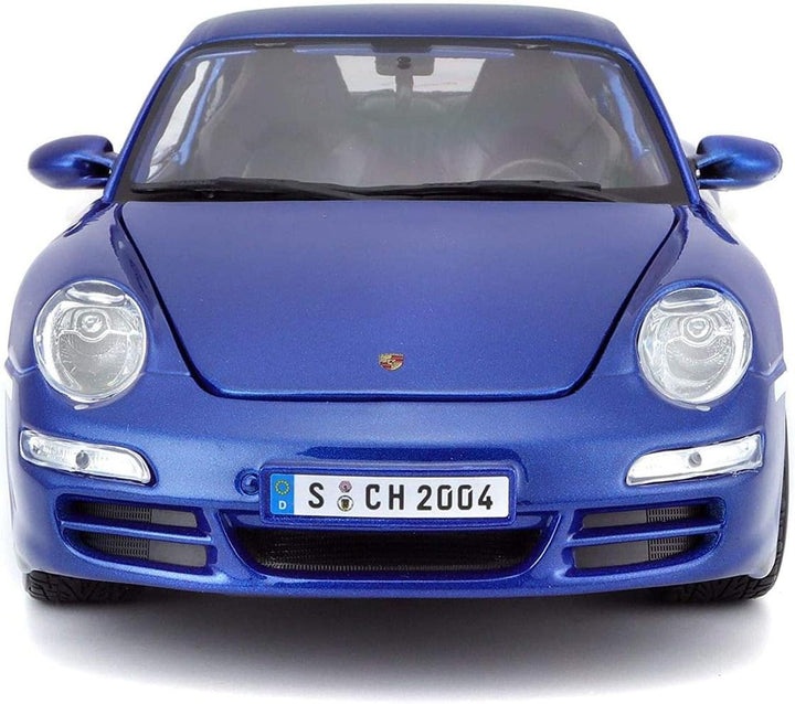 Carro Coleccionable 1/36 Porshe 911 Carrera 4s Azul