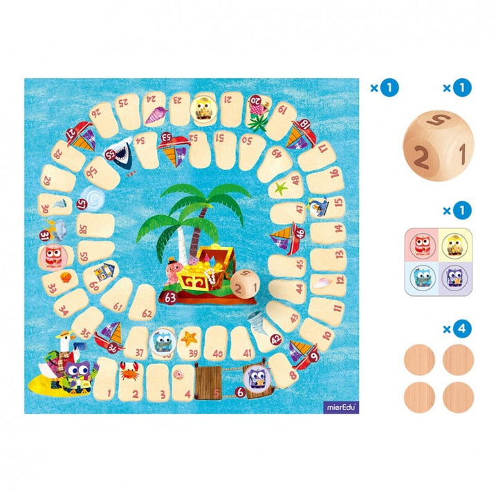Juego Didáctico Isla Del Tesoro Para Niños