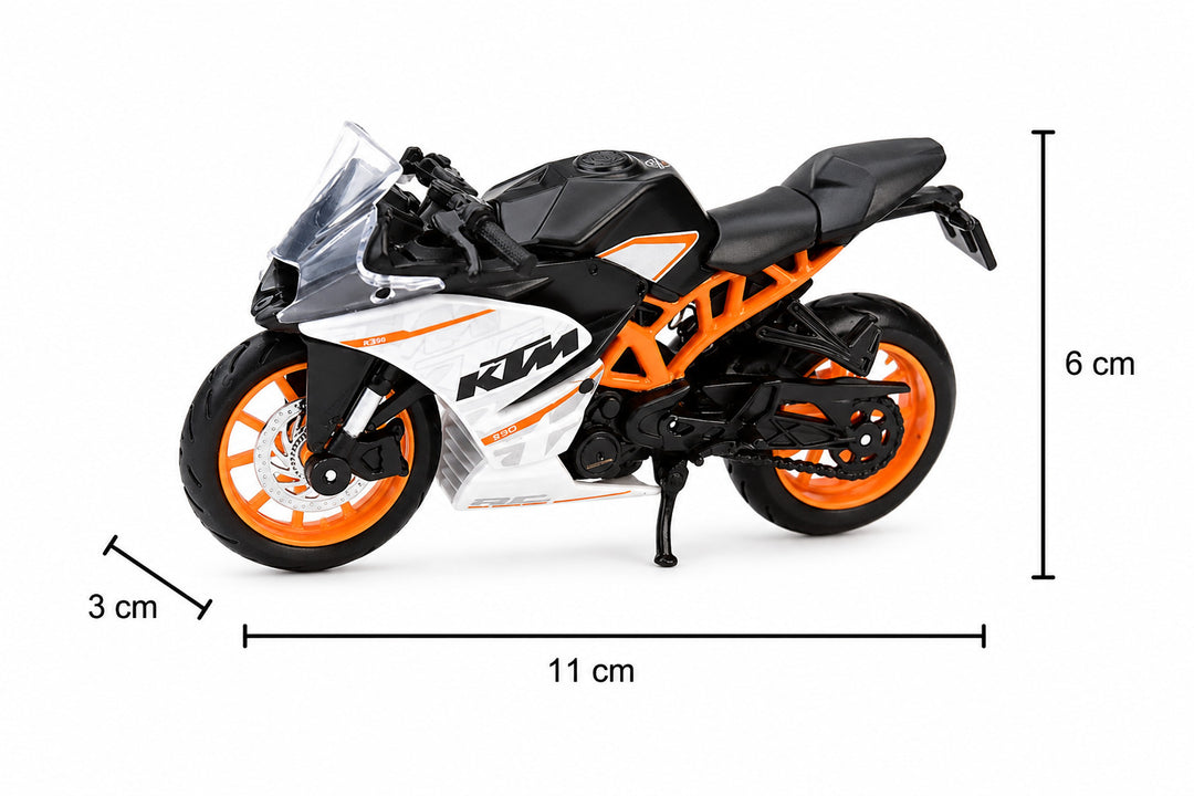 Moto Escala 1:18 Coleccionable Maisto Ktm Rc 390 Negro