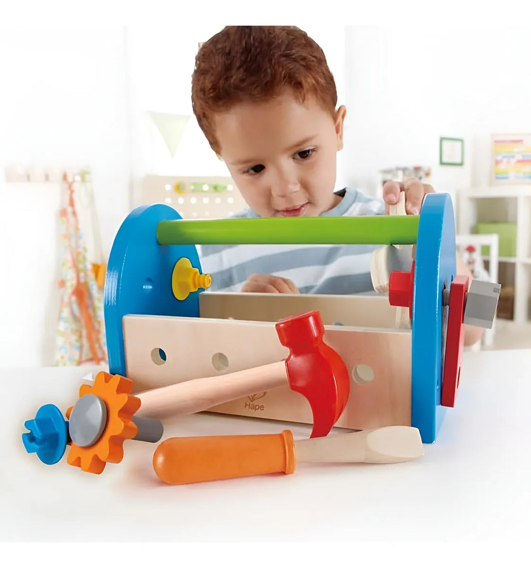 Caja De Herramientas Madera para Niños