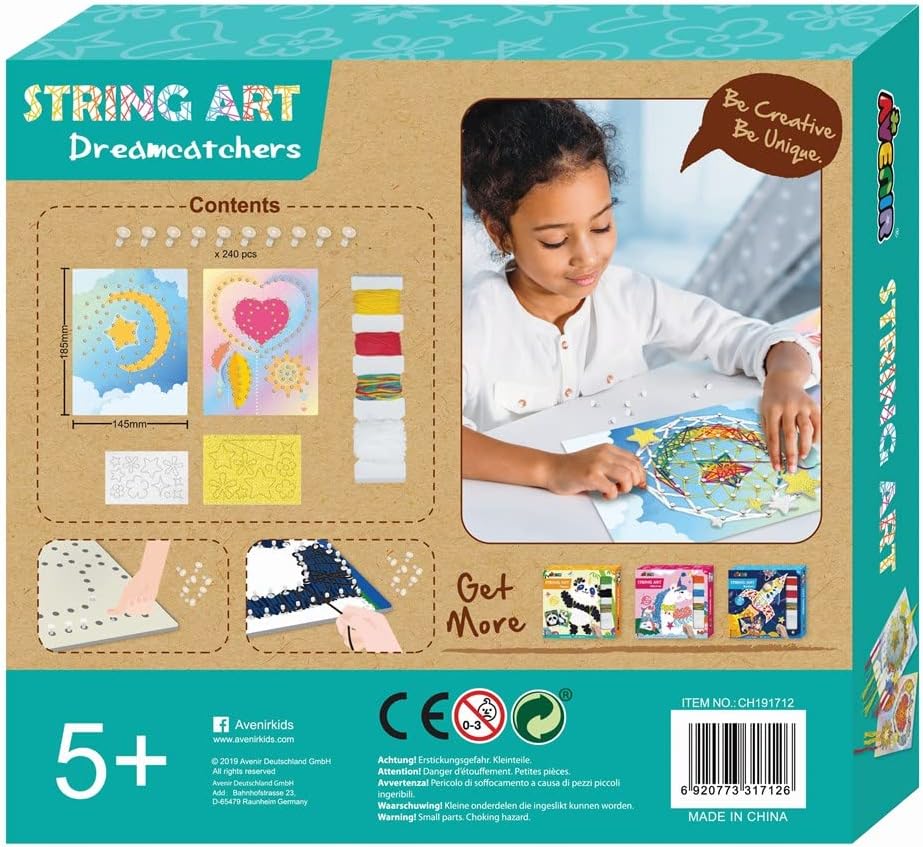 Juego Kit Creativo Diseño De Atrapa Sueños Para Niñas