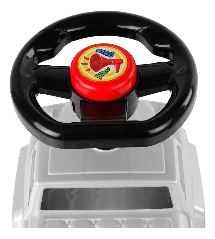Carros Montable Con Bocina gris Para Niños