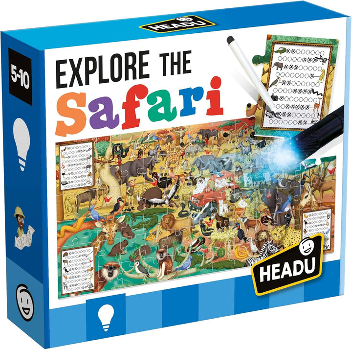 Rompecabezas Interactivo Explora El Safari Con Linterna