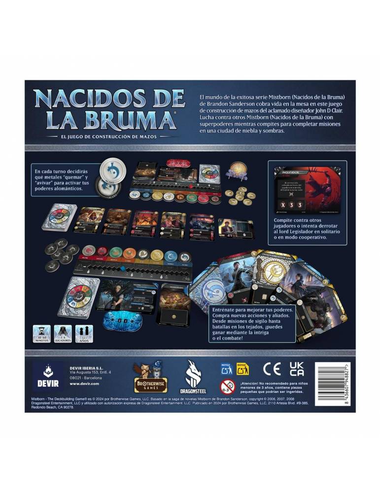 Juego De Mesa Nacidos De La Bruma - Mistborn