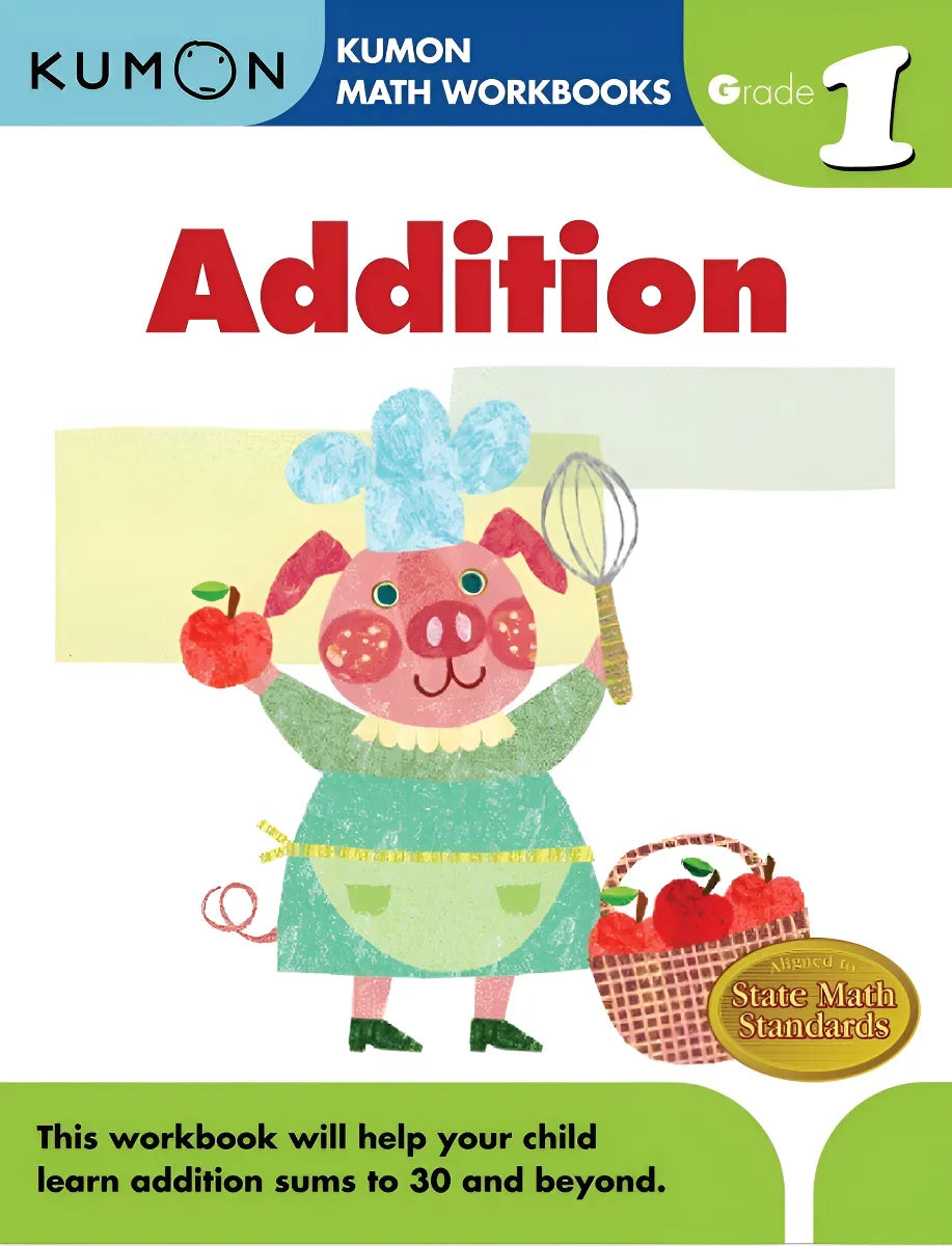 Libro Didáctico kumon Grade 1 Addition Para Niños
