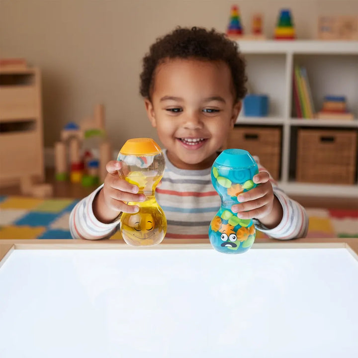 Juego Botellas Sensorial Emocional Para Niños