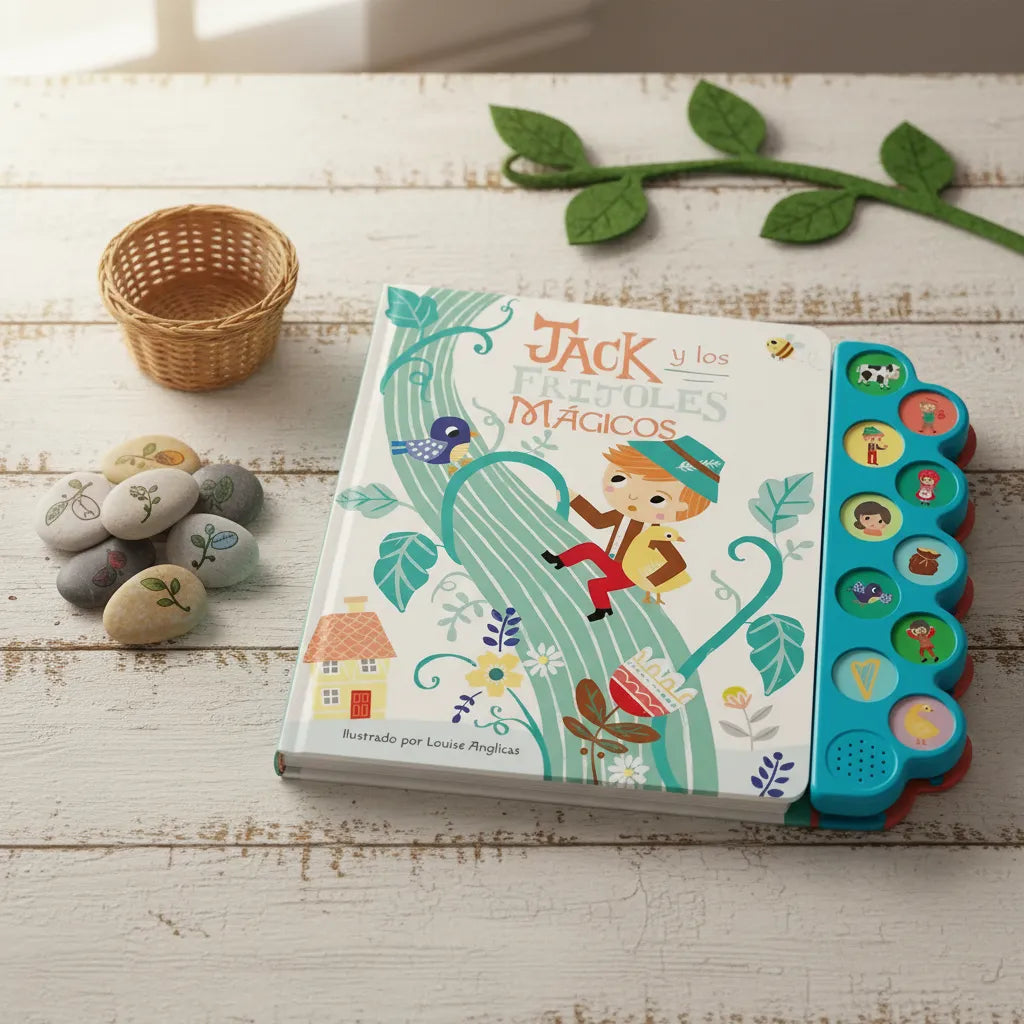 Libro De Sonidos Jack Y Los Frijoles Mágicos Para Niños