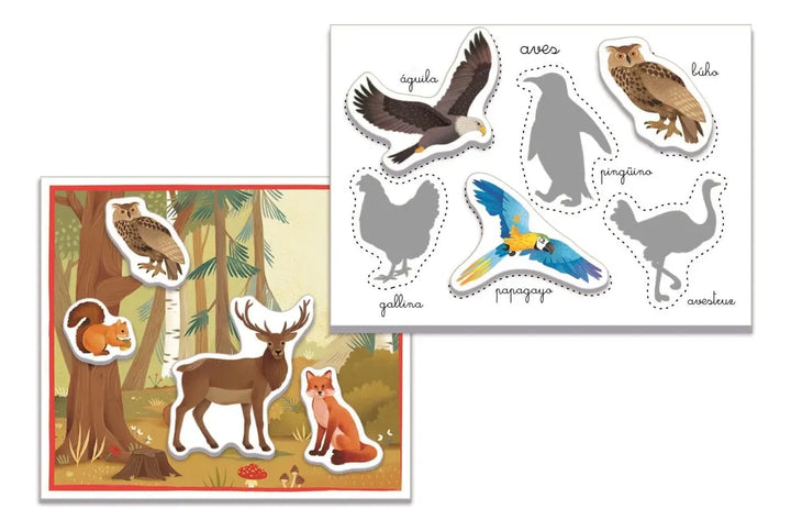 Juego Didáctico Habitad Los Animales Para Niños