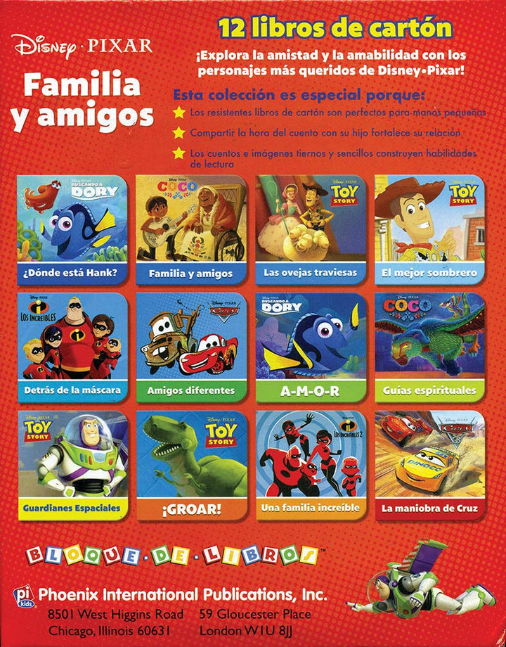 Libro Infantil Disney Familia Bloque 12 Libros Niños