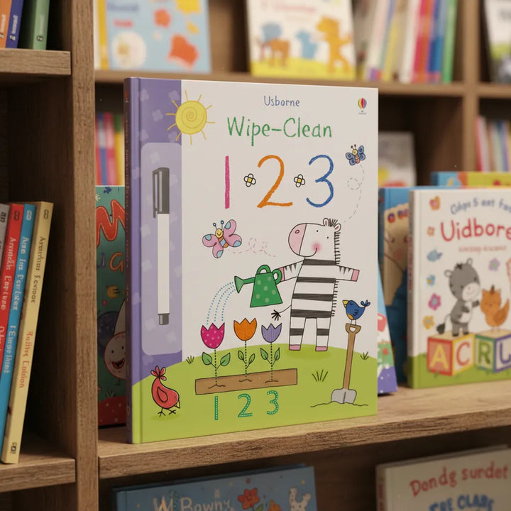 Libro Infantil aprendizaje 1 2 3  Borrable para Niños