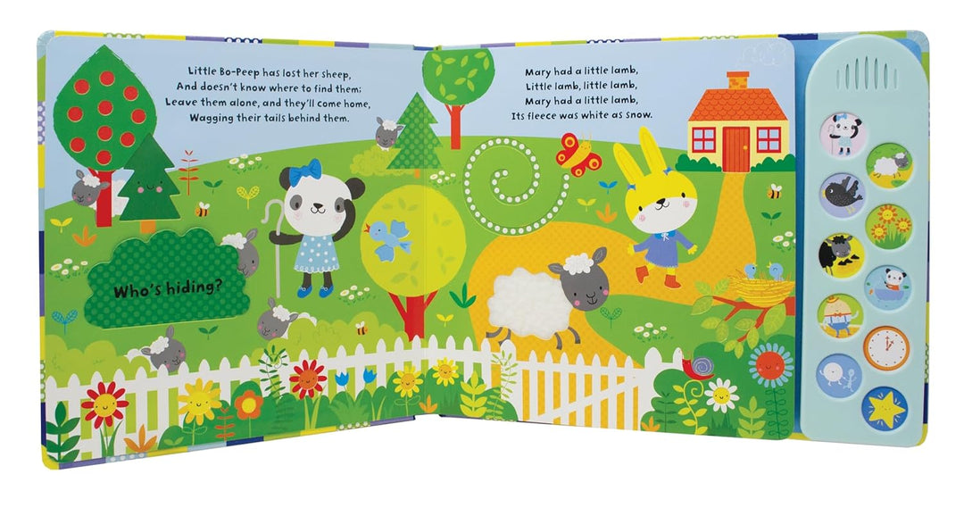 Libro Interactivo Nursery Rhymes Con Sonido Y Texturas Niños