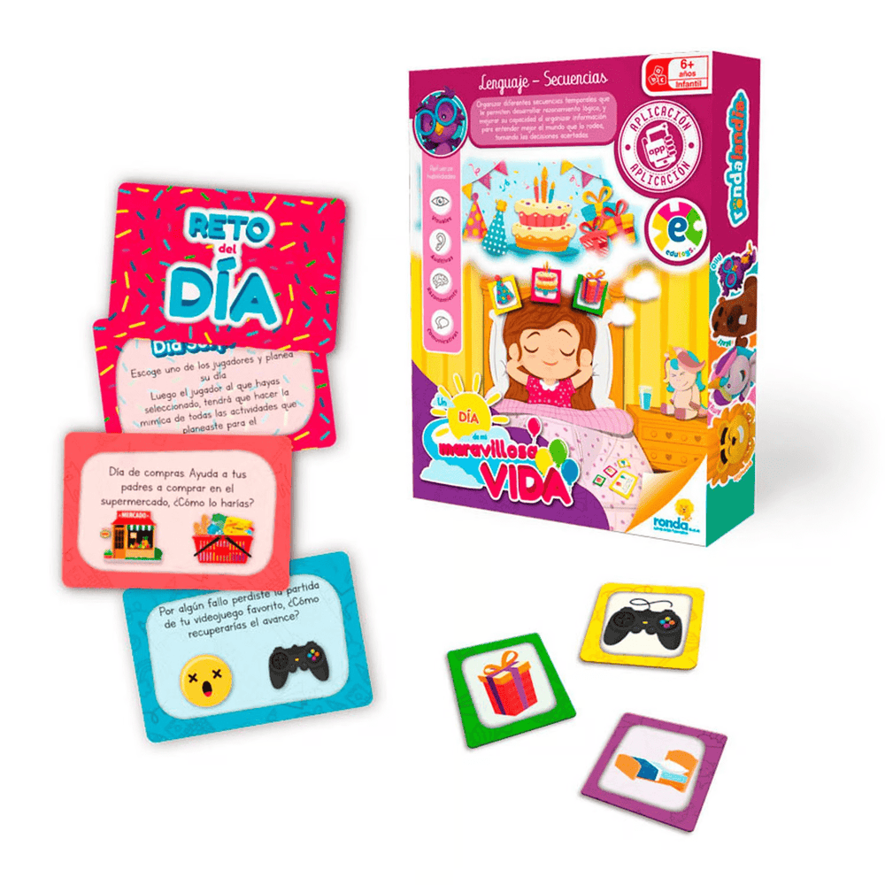 Juego De Mesa Didáctico Secuencias De Vida Niños