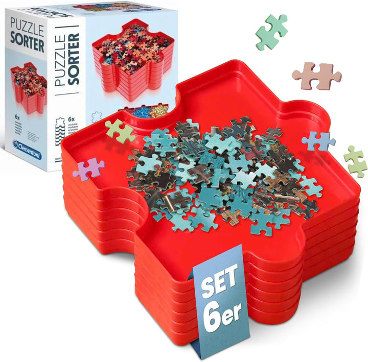 Set Organizador De Piezas Rompecabezas