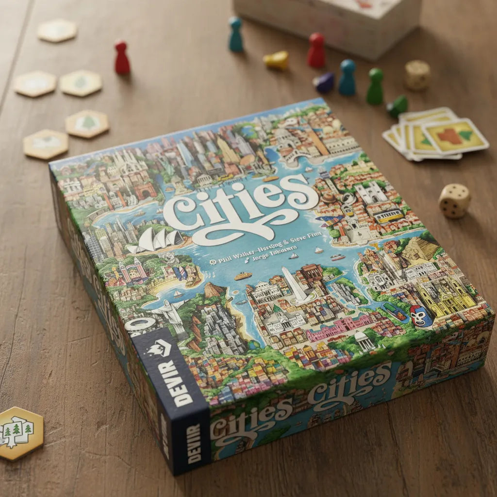 Juego De Mesa Cities Construcción Adultos