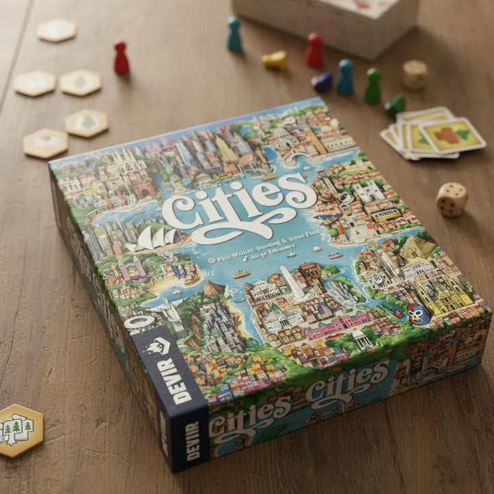 Juego De Mesa Cities Construcción Adultos