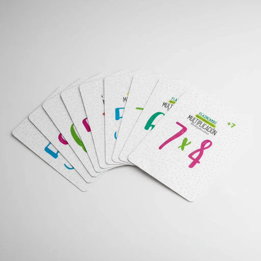 Flashcards Borrables Multiplicación