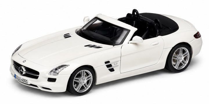 Carro A Escala 1:43 Mercedes- Benz Sls Amg Roadmaster Blanco