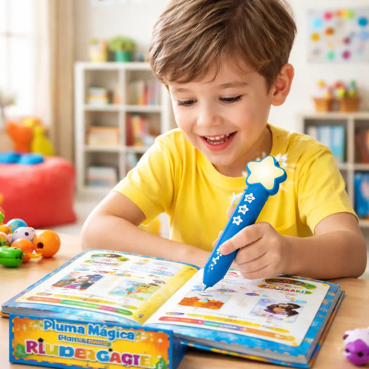 Libro Pluma Mágica Kindergarten Preguntas Y Respuestas Niños