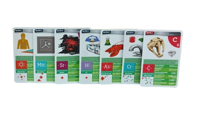 Juegos De Carta Super Átomos para Niños