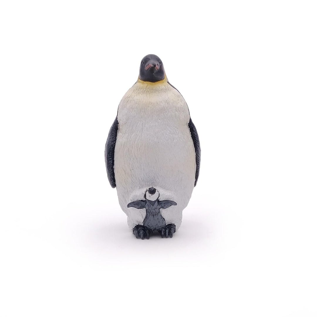Figura Pingüino Emperador Pintada A Mano papo