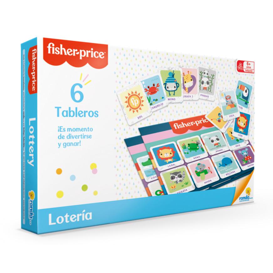 Juego De Mesa Lotería Fisher-price 6 Tableros Niños