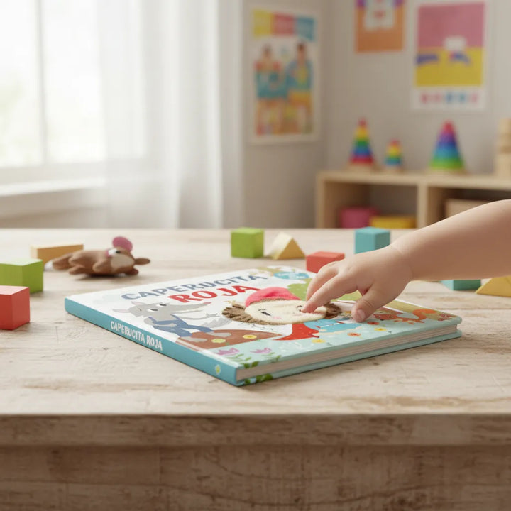 Libro Clásicos Caperucita Rojas Títere Niños