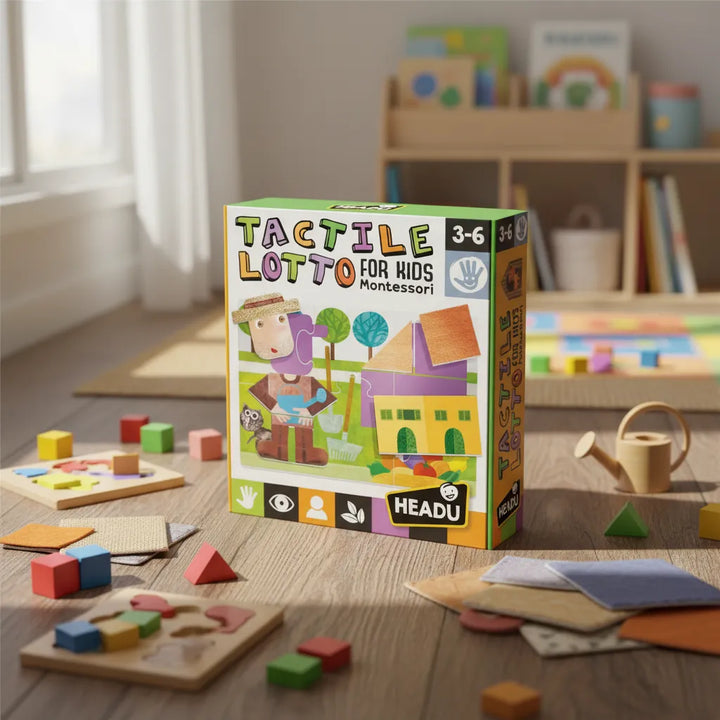 Juego Montessori Loteria Tactil