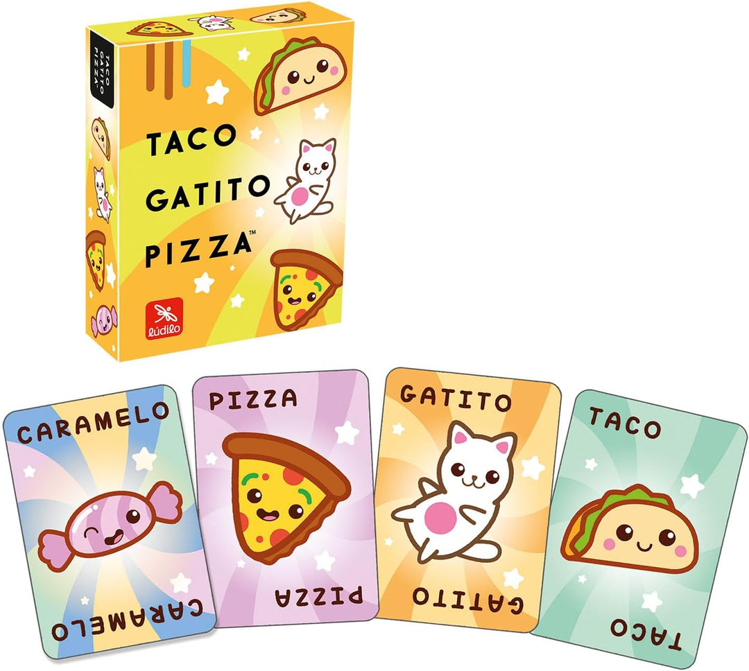 Juego De Mesa Taco Gatito Pizza Adulto Niños