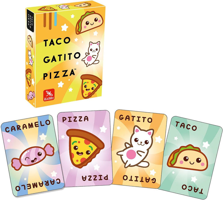 Juego De Mesa Taco Gatito Pizza Adulto Niños