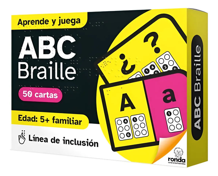 Juego De Cartas Didáctico Braille Abc Niños
