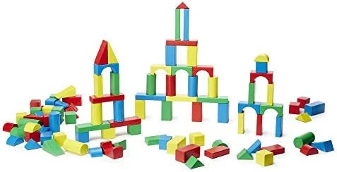 Bloques Logicos De Madera Motricidad Fina 200 Piezas Niños