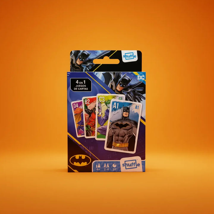 Juego De Cartas 4 En 1 Batman Para Niños