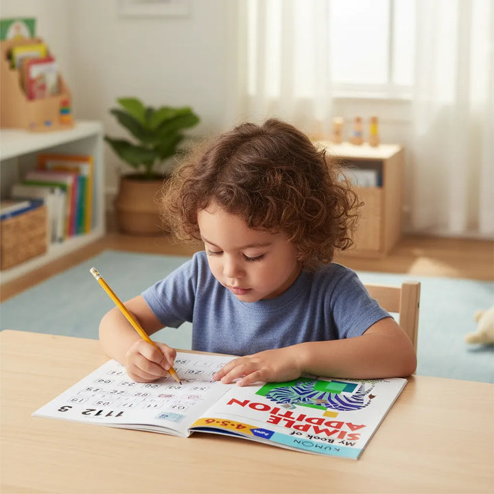 Libro Didáctico kumon  My book of simple addition Para Niños