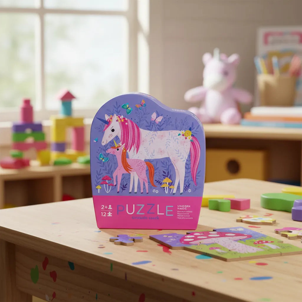 Rompecabezas 12 piezas Unicornio mágico