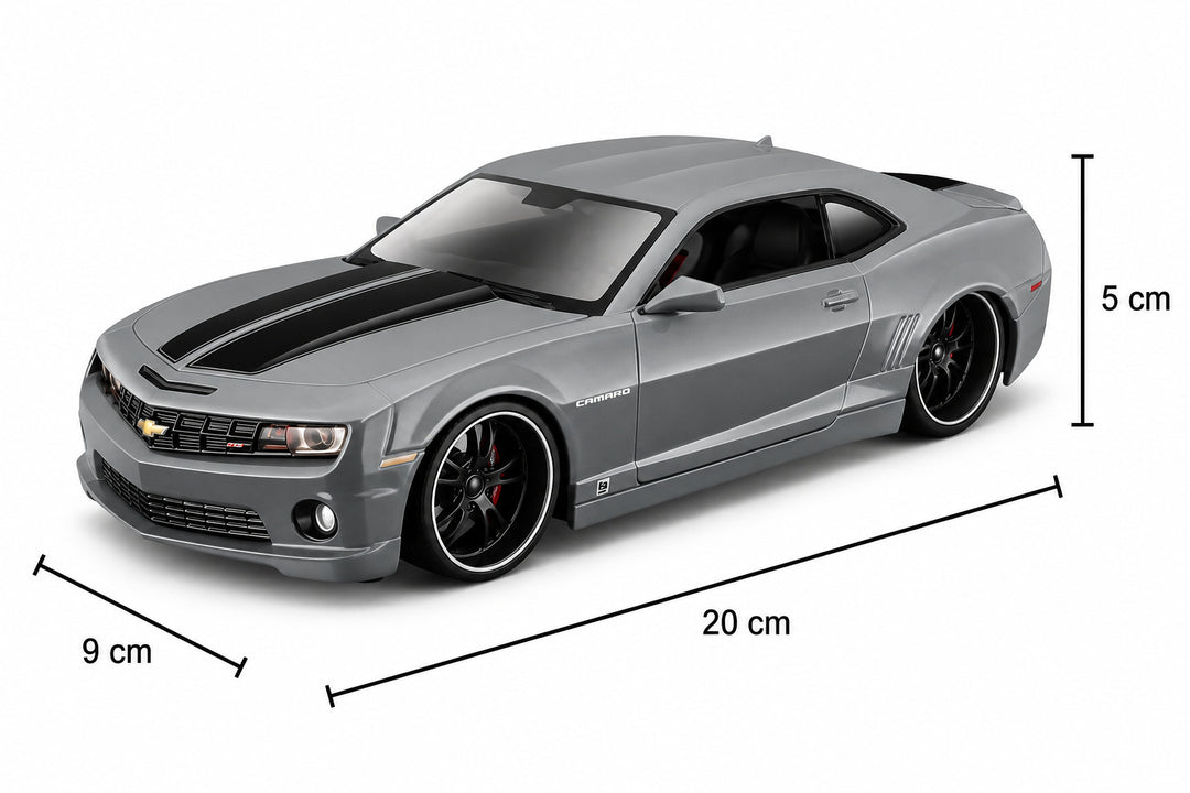Carro Armable Escala 1/24 2010 Chevrolet Camaro Ss Gris