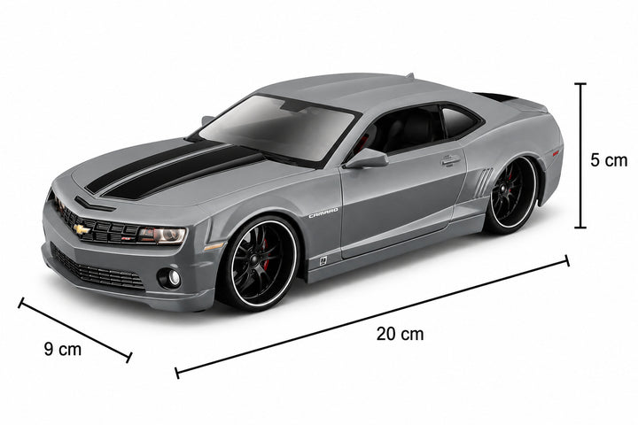 Carro Armable Escala 1/24 2010 Chevrolet Camaro Ss Gris