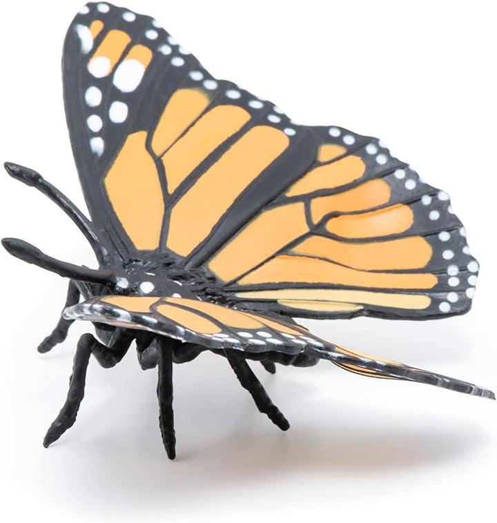 Figura Mariposa Monarca Pintada A Mano Papo