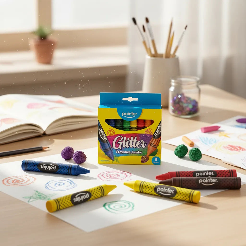 Crayolas Jumbo Glitter 8Un