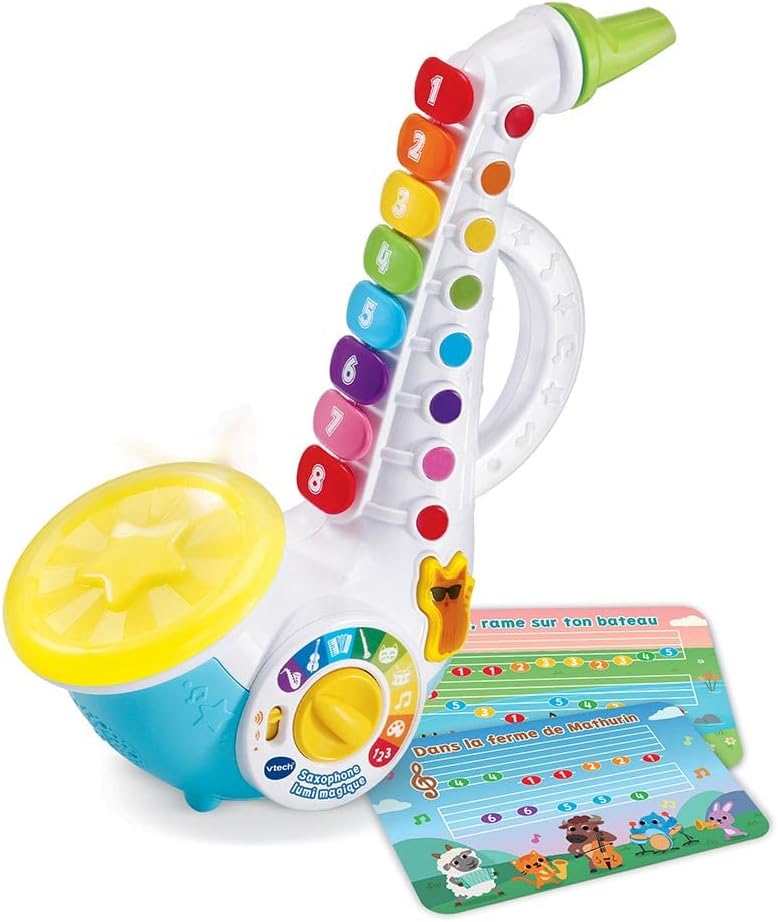 Juguete Saxofón Luces Y Sonidos Para Niños