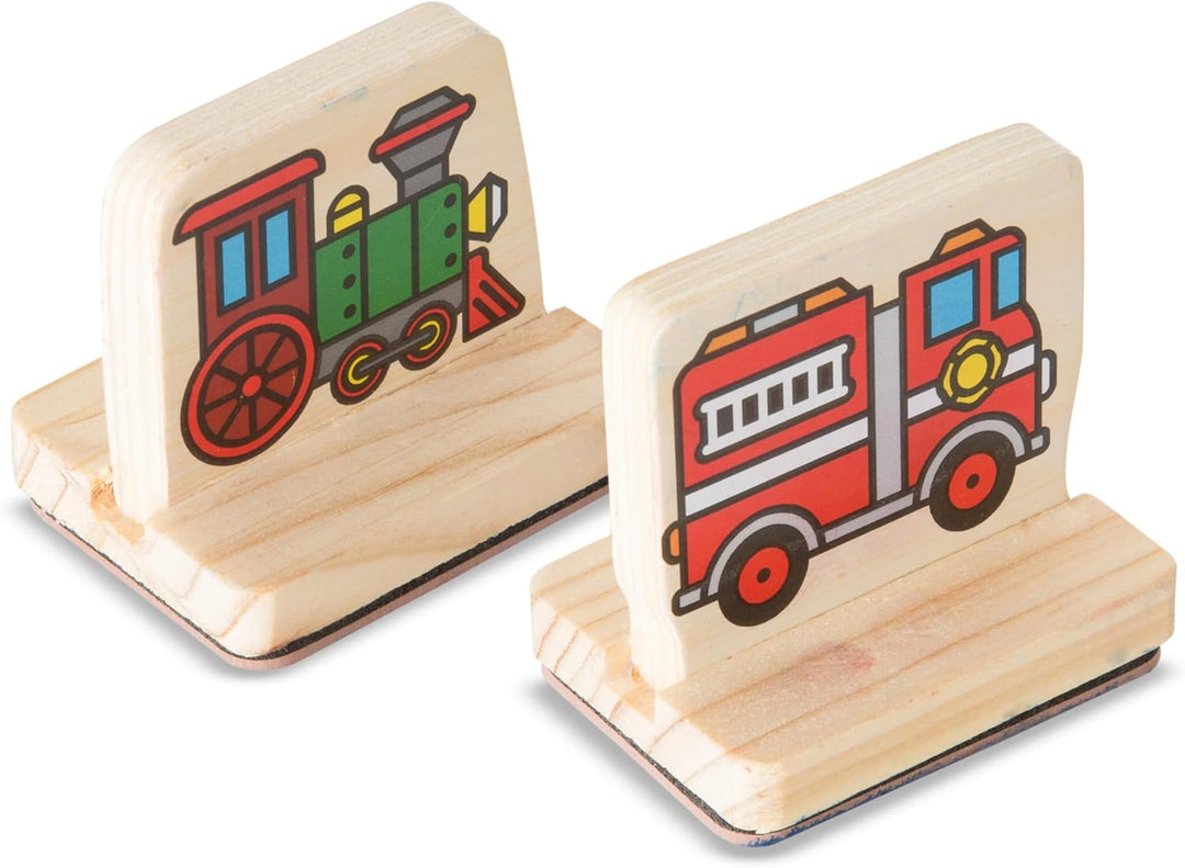 Set De Sellos De Madera Vehículos Para Niños
