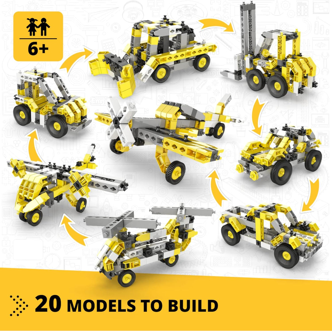 Set De Construcción Vehículos 20 En 1
