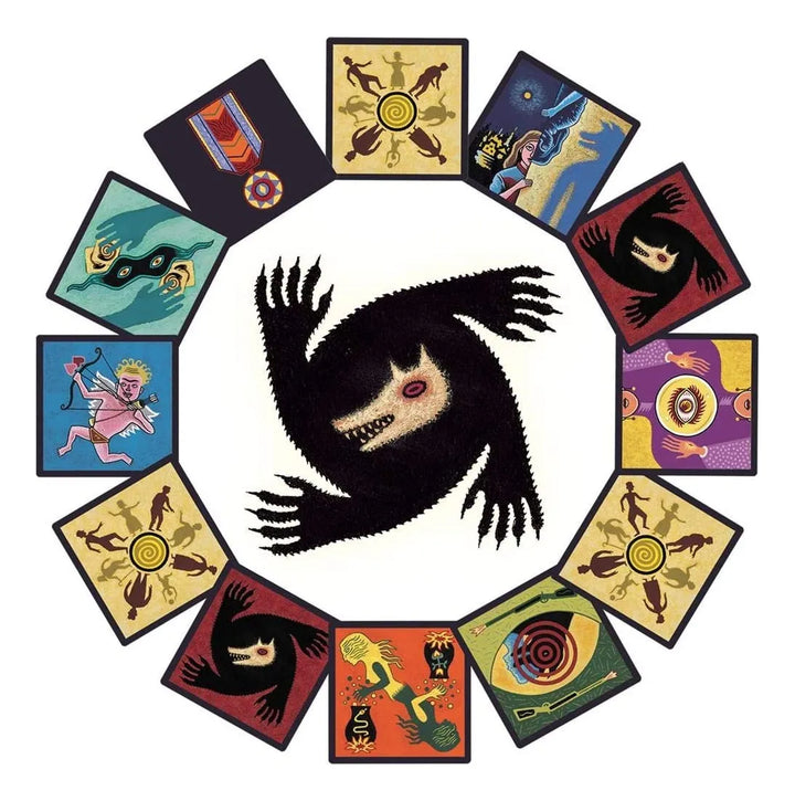 Juego De Mesa Hombres Lobo De Castro Negro