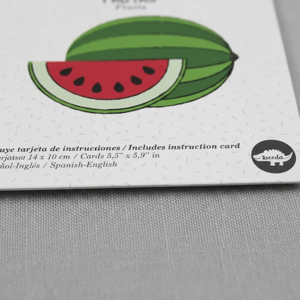 Flahscards Las Frutas Cartas Didácticas
